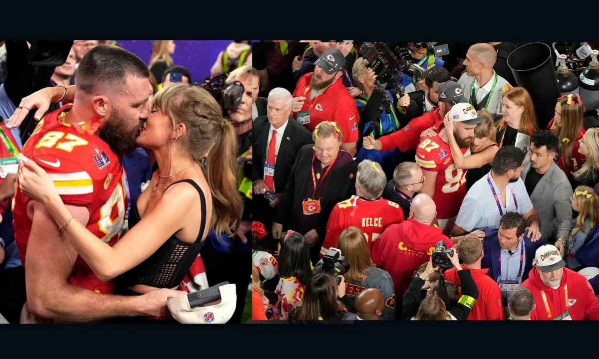 Super Bowl 2024: Τα φιλιά της Taylor Swift στον Travis Kelce