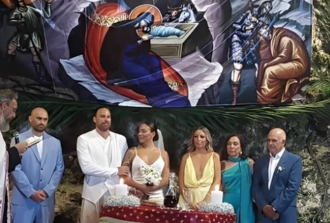 Βαλαβάνη - Μόργκαν: Παντρεύτηκαν στο σπήλαιο του Αγίου Ιωάννη του Ερημίτη στα Χανιά
