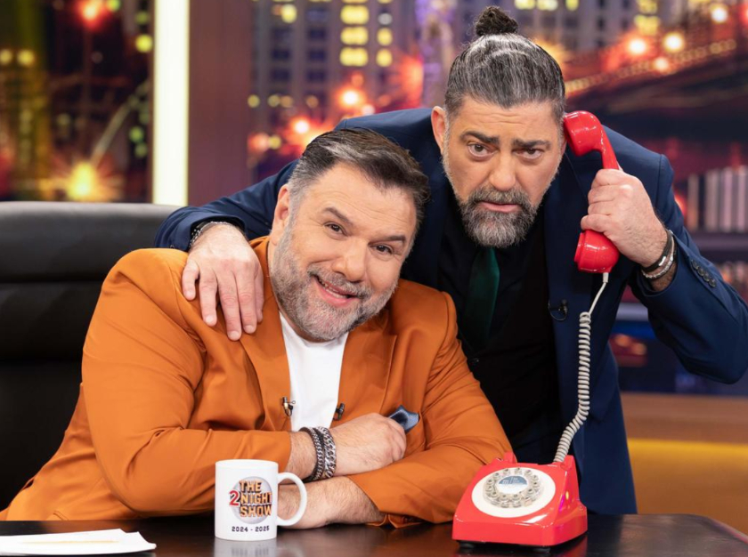 The 2Night Show: Ο Γρηγόρης  υποδέχεται τον Μιχάλη Ιατρόπουλο και τον Γιάννη Μπουρνέλη