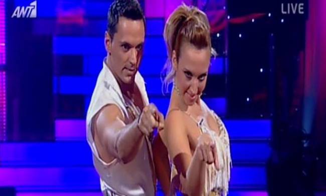 Η Κλέλια Πανταζή στη πρεμιέρα του DWTS4