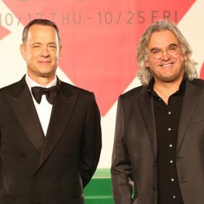 O Tom Hanks  στο  Τόκυο για την προώθηση του ''Captain Philips''
