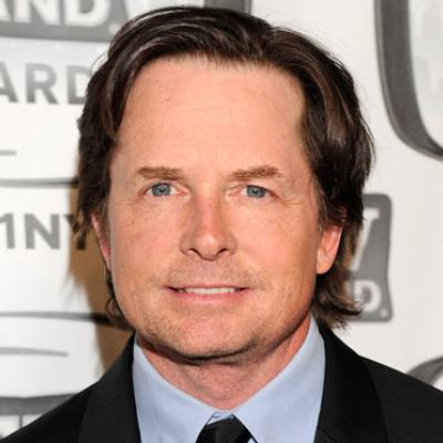 Ο Michael J. Fox στα γυρίσματα του show του