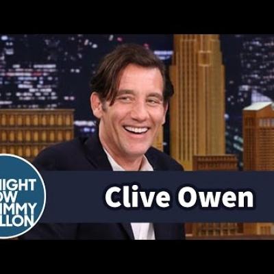O Clive Owen δείχνει την αστεία πλευρά του στον Jimmy Fallon