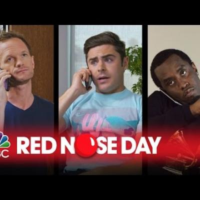 Διάσημοι ηθοποιοί παίζουν χαλασμένο τηλέφωνο για το φιλανθρωπικό Red Nose Day με παρουσιαστή τον Seth Meyers