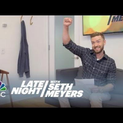 Ο Justin Timberlake γράφει κωμικά τραγούδια για τον Seth Meyers