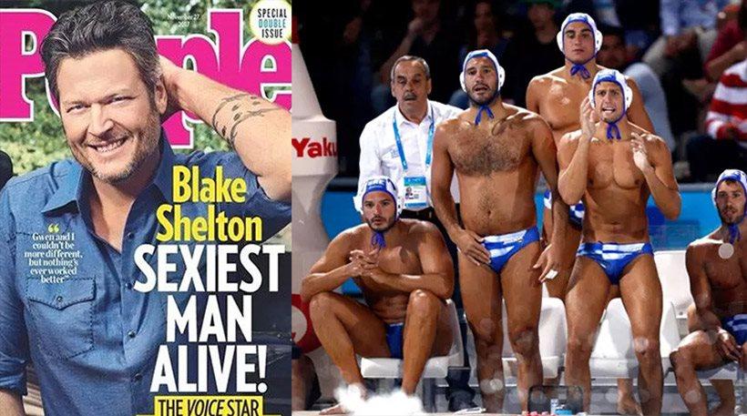 BuzzFeed: «Πιο σέξι άντρας ο Blake Shelton; Εχετε δει την Ελληνική ομάδα πόλο;»