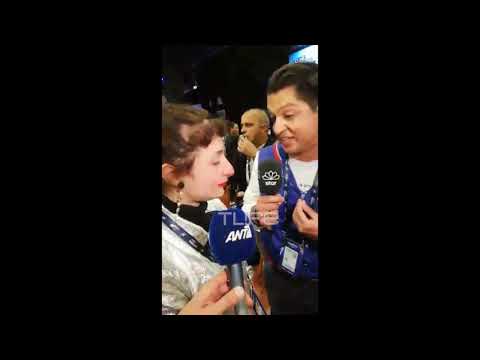 Η Έφη Γούση συγκινείται για την Κατερίνα Ντούσκα στα παρασκήνια του τελικού της Eurovision