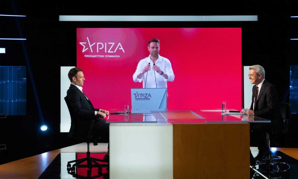 Ο Στέφανος Κασσελάκης στο Ενώπιος Ενωπίω: «Είμαι απόλυτα αριστερός»