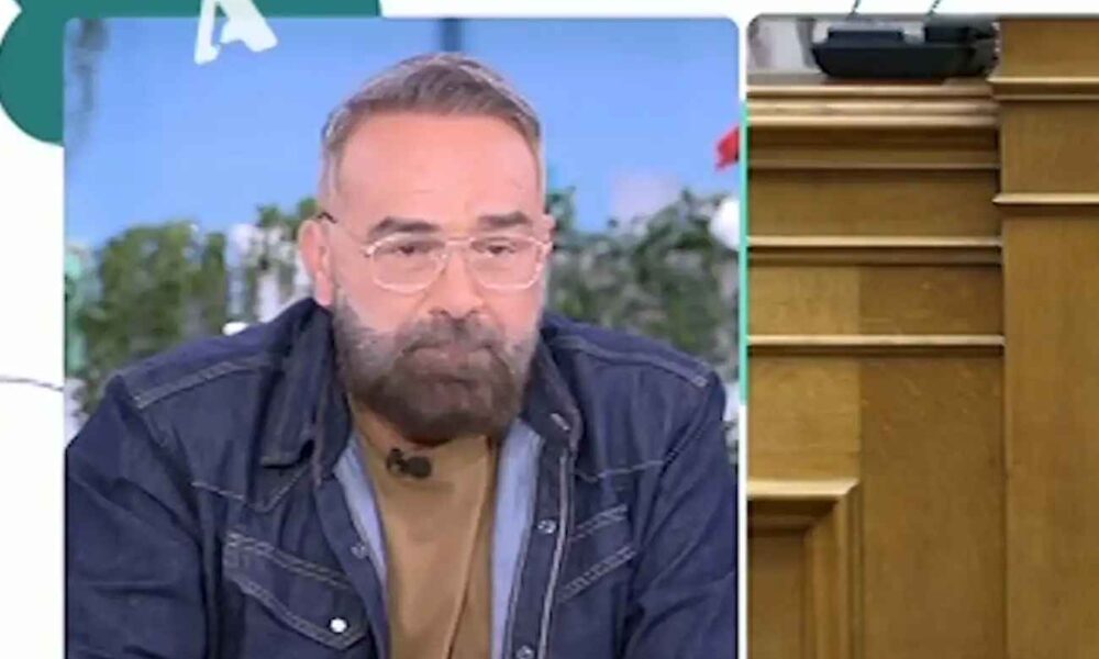 Η συγκίνηση του Γρηγόρη Γκουντάρα στον αέρα της εκπομπής