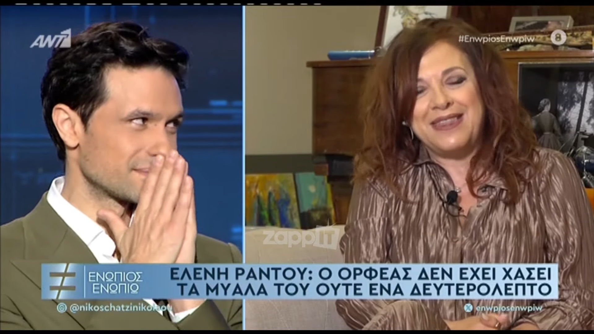 «Λύγισε» ο Ορφέας Αυγουστίδης με τα λόγια της Ελένης Ράντου