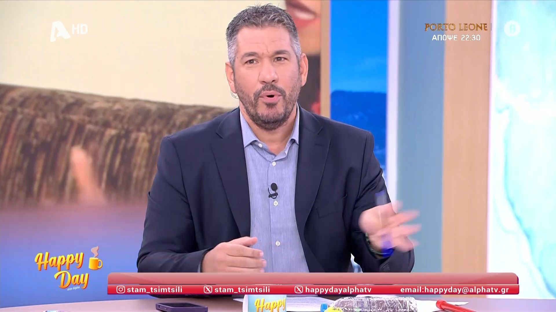 Χ. Λεμπιδάκης: «Λίαν συντόμως μυρίζει αποχώρηση από εκπομπή»