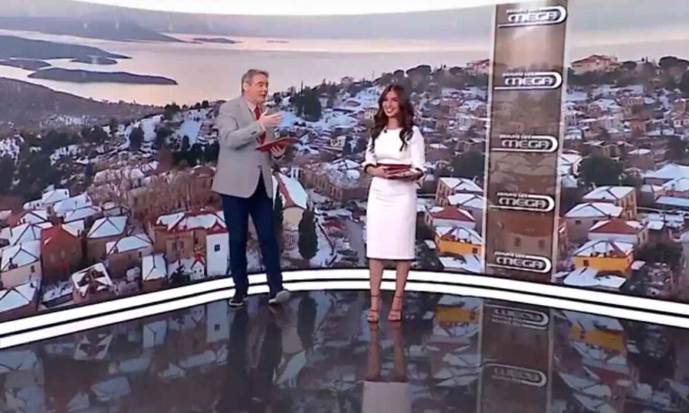 Ιορδάνης Χασαπόπουλος: Υποδέχθηκε στην εκπομπή την Βελίκα Καραβάλτσιου