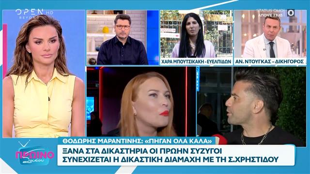 Σίσσυ Χρηστίδου και Θοδωρής Μαραντίνης ξανά στα δικαστήρια