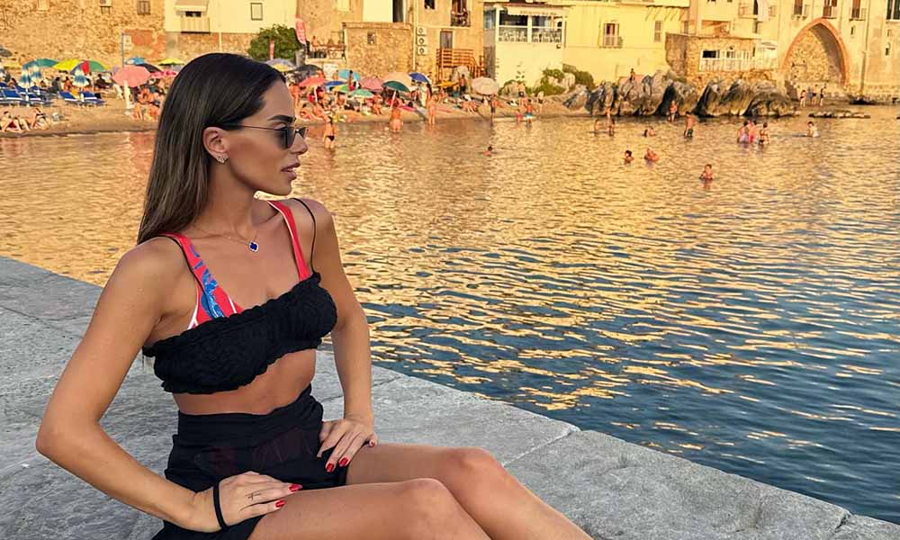Μαρία Αντωνά: Νέες φωτογραφίες από το ταξίδι της στη Σικελία με τον Γιώργο Λιάγκα
